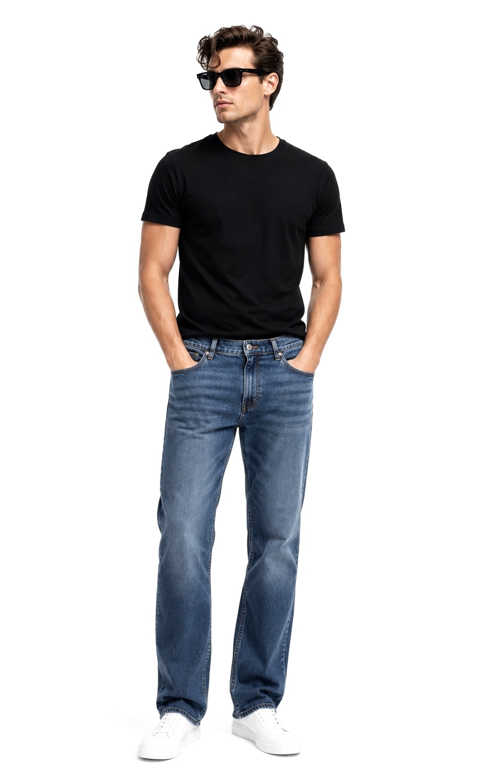 شلوار جین رنگلر آبی تیره WRANGLER_5 🇺🇸