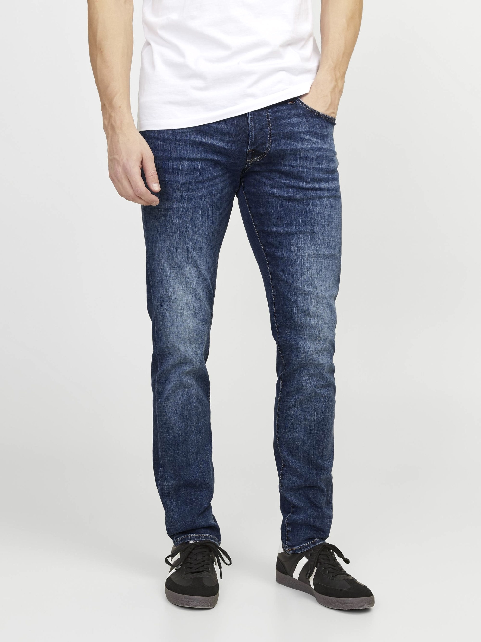 شلوار جین JACK&JONES_3 🇩🇰 سرمه‌ای