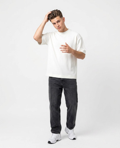تیشرت گرم بالا ویفری PULL&BEAR 🇪🇸 سفید