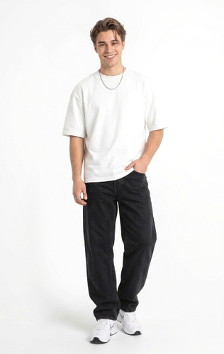 شلوار جین نیم بگ JACK&JONES_8 🇩🇰 ذغالی