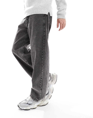 شلوار جین بگی ذغالی روشن JACK&JONES 🇩🇰