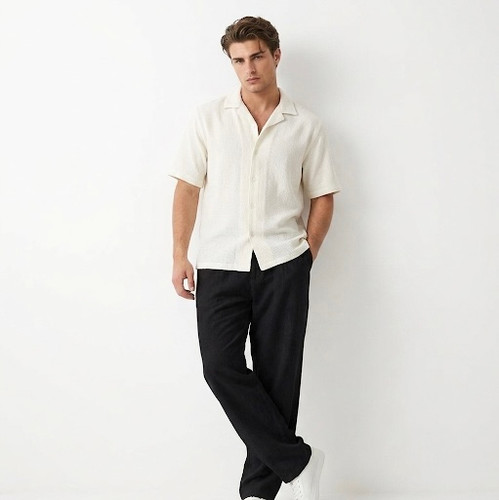 پیراهن حصیری مشکی و سفید زارا ZARA 🇪🇸