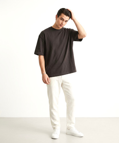 تیشرت برند اچ اند ام قهوهای سوخته H&M_17 🇸🇪