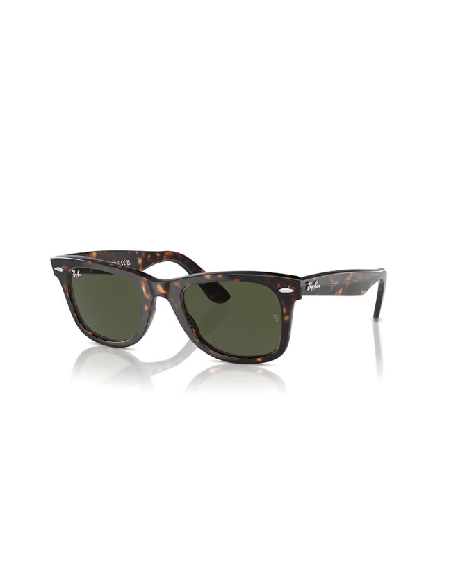 عینک آفتابی هاوانا عدسی سبز ریبن ویفرر مدل RayBan RB2140 Wayfarer 🇮🇹