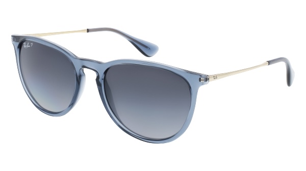 عینک آفتابی اسپرت ریبن مدل RayBan RB4171 Erika آبی نقره‌ای