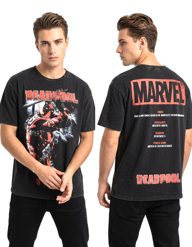 تیشرت MARVEL ذغالی تیره
