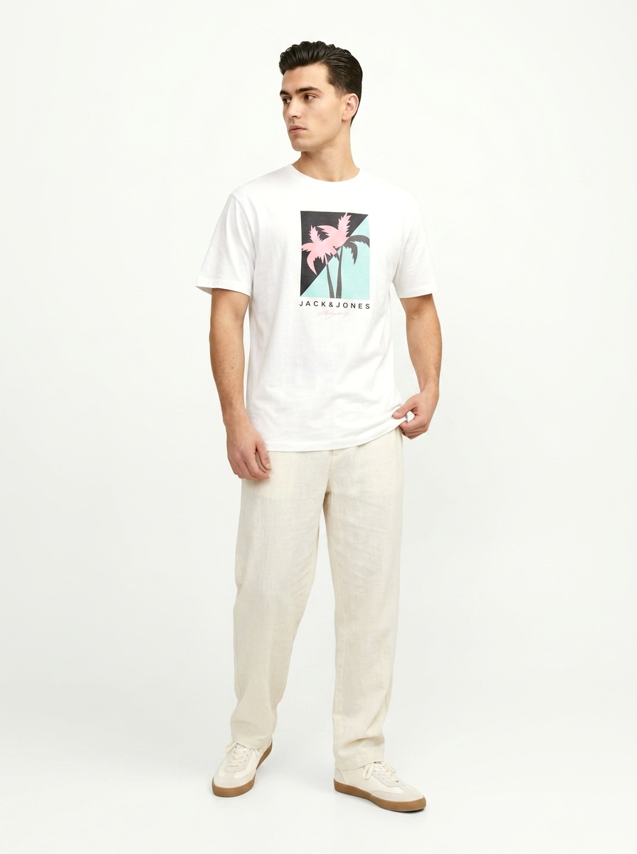 تیشرت برند JACK&JONES 🇩🇰 سفید