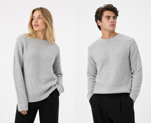 بافت PULL&BEAR طوسی روشن 🇪🇸