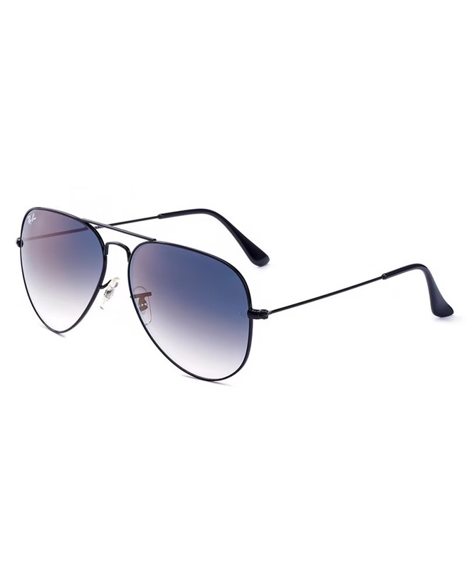 عینک آفتابی اسپرت خلبانی ریبن مدل RayBan RB3026 مشکی عدسی هایلایت آبی