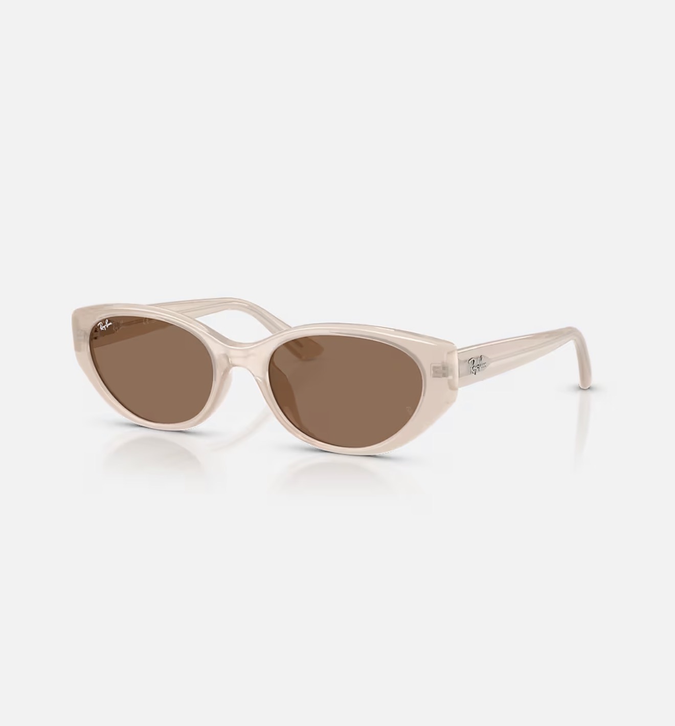 عینک آفتابی زنانه ریبن مدل RayBan RB4457D کرم قهوه‌ای
