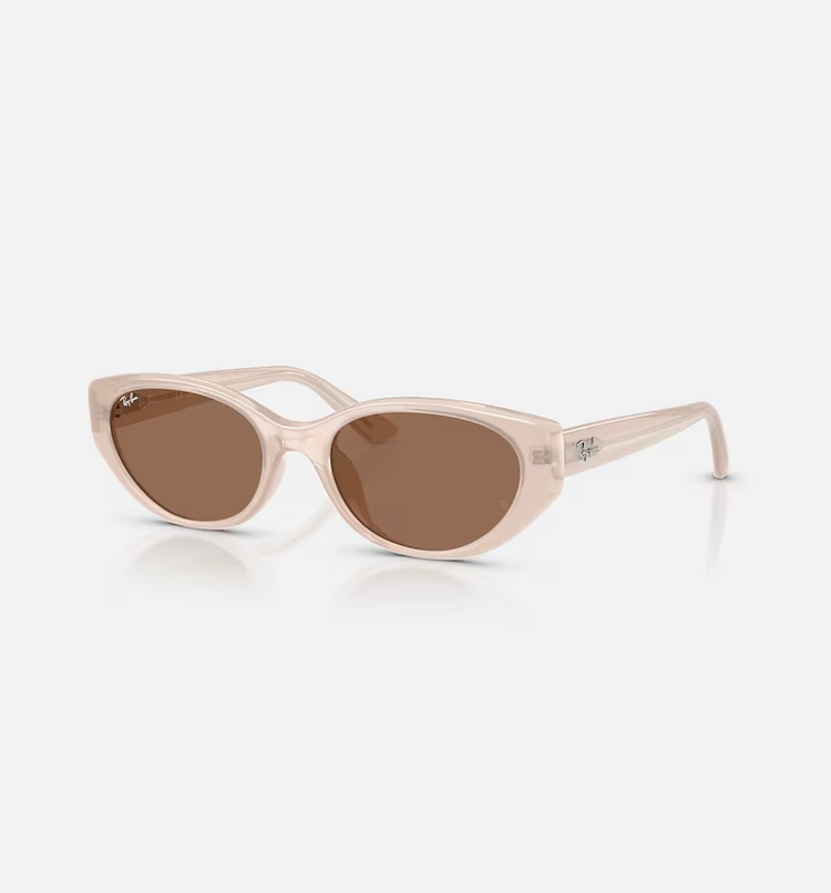 عینک آفتابی زنانه ریبن مدل RayBan RB4457D کرم قهوهای