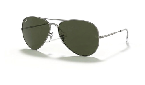 عینک آفتابی اسپرت خلبانی ریبن مدل RayBan RB3026 نوک مدادی عدسی سبز