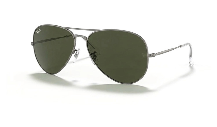 عینک آفتابی اسپرت خلبانی ریبن مدل RayBan RB3026 نوک مدادی عدسی سبز