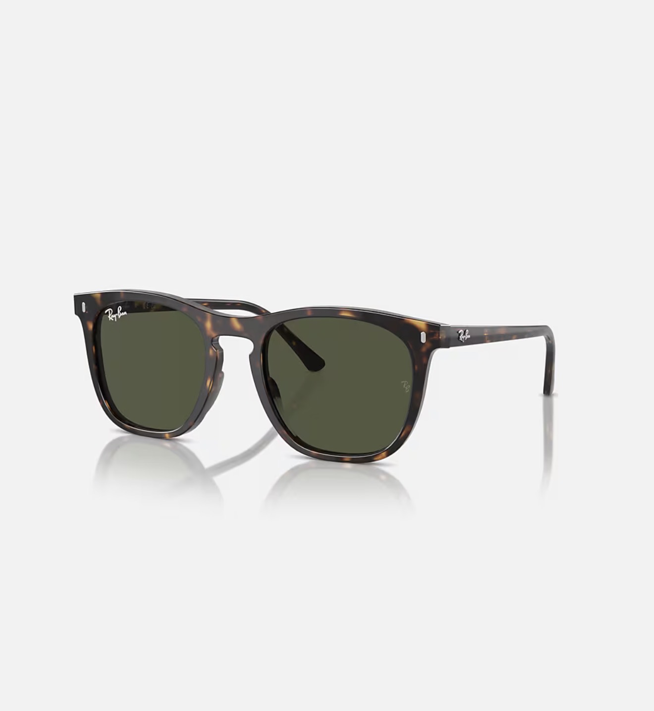 عینک آفتابی اسپرت ریبن مدل RayBan RB2210 عدسی سبز-فریم هاوانا