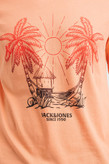 تیشرت برند JACK&JONES 🇩🇰 نارنجی روشن ( هلویی )