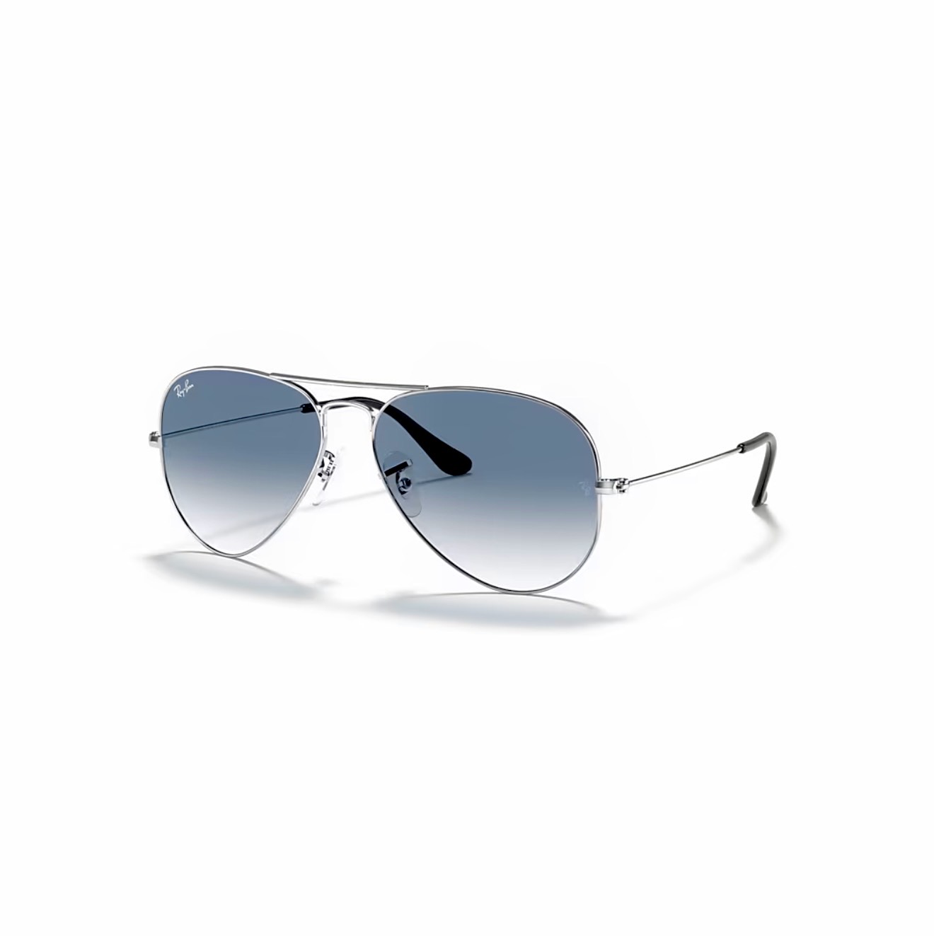 عینک آفتابی اسپرت خلبانی ریبن مدل RayBan RB3025 Aviator نقره‌ای عدسی آبی هایلایت