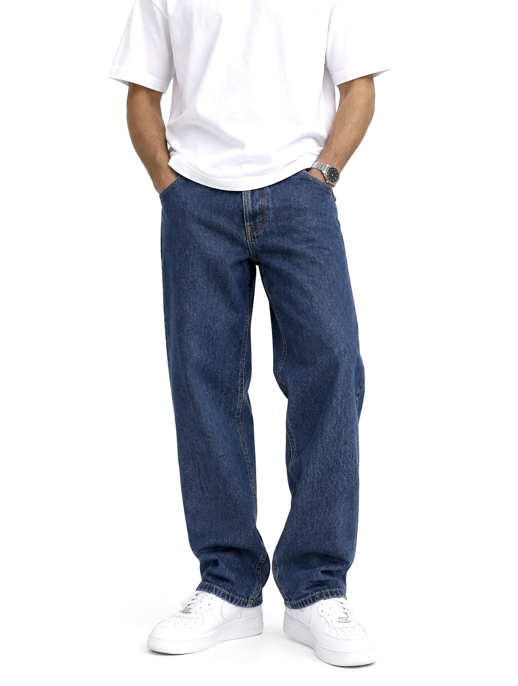 شلوار جین برند JACK&JONES_20 🇩🇰 نیم بگ