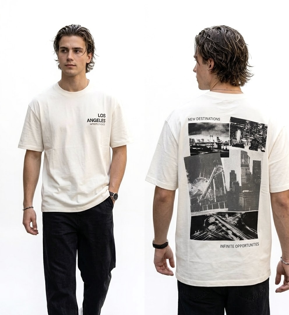 تیشرت برند پل اند بیر PULL&BEAR_34 🇪🇸