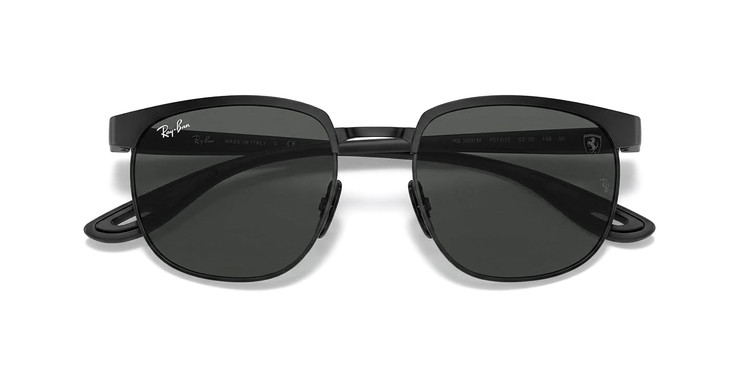 عینک آفتابی اسپرت برند ریبن مدل فراری RayBan RB3698 🇮🇹 تمام مشکی