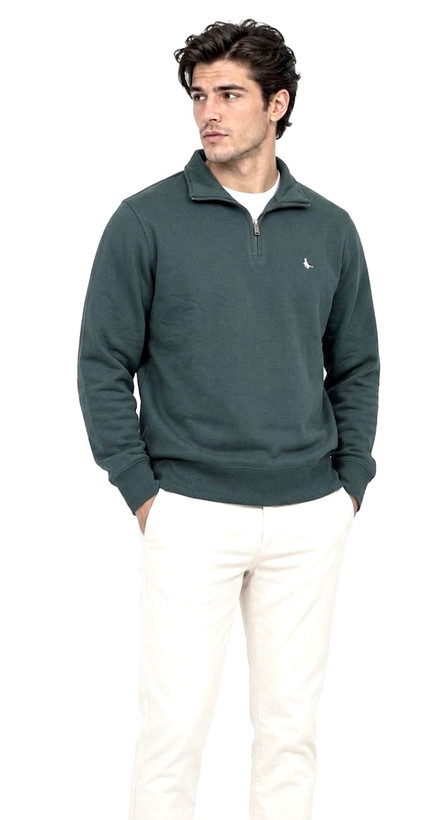 نیم زیپ گرم بالا جک ویلز JACK WILLS 🇺🇸 سبز