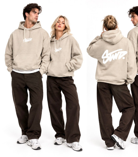 هودی گرم بالا کرم دخترانه پسرانه پل اند بیرPULL&BEAR STWD 🇪🇸