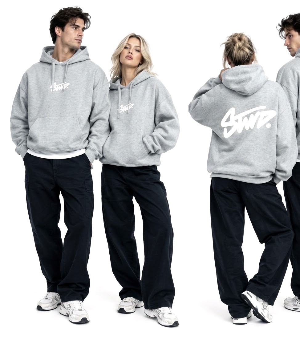هودی گرم بالا طوسی روشن دخترانه پسرانه پل اند بیرPULL&BEAR STWD 🇪🇸