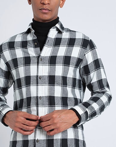 پیراهن نخی پشمی برند جک اند جونز دانمارکی JACK&JONES 🇩🇰