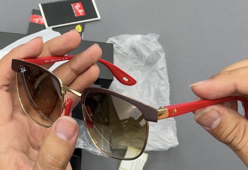 عینک آفتابی اسپرت برند ریبن مدل فراری RayBan RB3698 🇮🇹