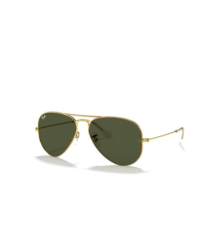 عینک آفتابی اسپرت خلبانی ریبن مدل RayBan RB3026 Aviator طلایی عدسی سبز تیره